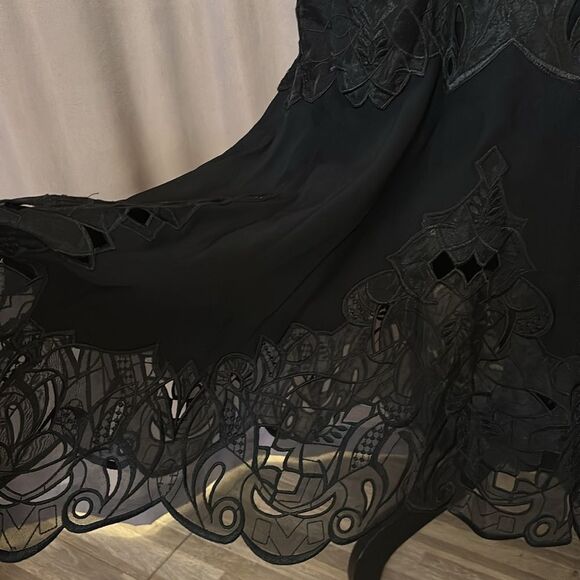 Jonathan Simkhai viscose/silk midi dress, US8 - Picture 11 of 14